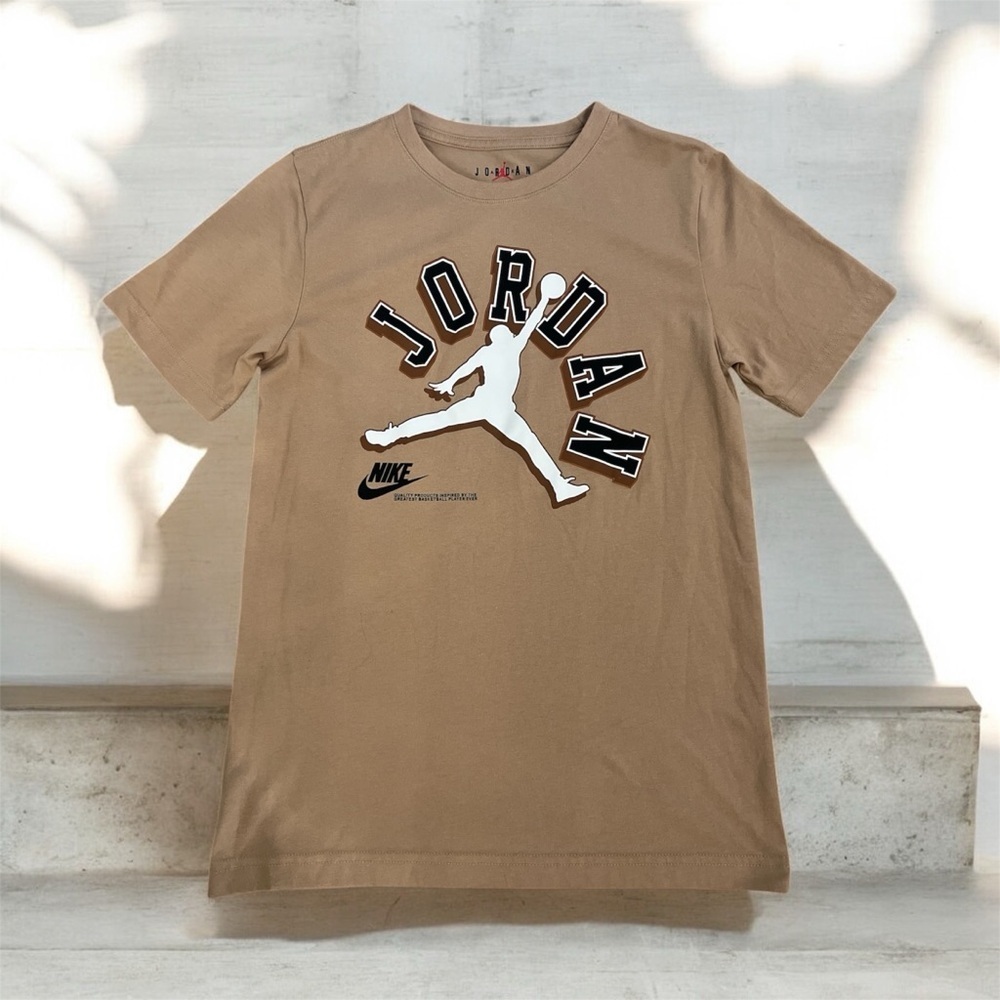 Jordan Beige Crewneck Tee